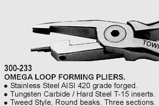 Orthodontics Instruments, Omega Loop Forming Pliers